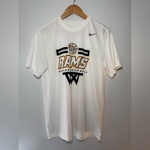 Nike White VCU Rams Graphic Tee